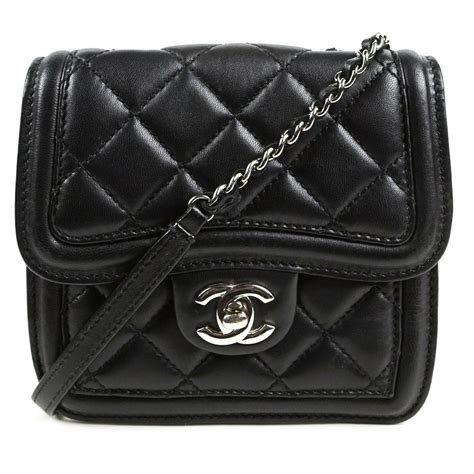 black crossbody bag chanel|chanel small crossbody bag black.